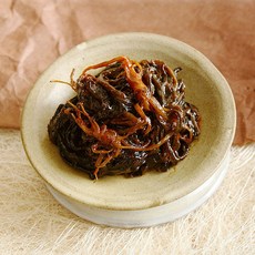 고들빼기 장아찌 고들빼기무침 꼬들빼기 장아찌 고들빼기 김치 혼밥메뉴 집밥반찬, 500g, 1개