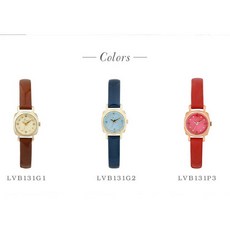 손목 시계 레이디스 레이디 버그 무당 벌레 쇠가죽 벨트 워치 라우이은 부케 LOV-IN Bouquet LVB131일본