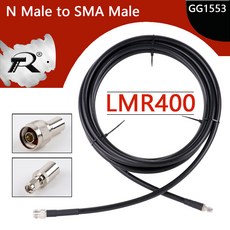 LMR400 케이블 N 여성 헬륨 핫스팟 용 SMA 남성 플러그 Bobcat Miner 유리 섬유 안테나 1M 2M 3M 4M 5M 6M 7M 8M 9M 10M 15M 20M, 01 N M to SMA M_01 0.5M, 1개