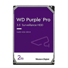 [HDD-2TB] WD웨스턴디지털 퍼플 Purple CCTV 전용 하드디스크 - 3년무상AS 2000GB [2테라 2Tera], 단품, 단품 - cctv전용하드