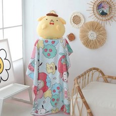  산리오 폼폼푸린 봉제 베개 쿠션 부드러운 귀여운 낮잠 에어컨 담요 인형 집들이 파티 생일 선물 