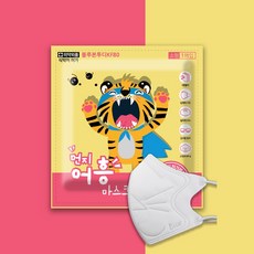 블루인더스 먼지어흥 2d KF80 마스크 40매, 40개, 화이트