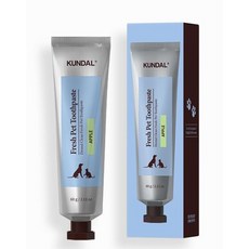 쿤달 반려동물 덴탈 클린 프레쉬 펫 치약 사과향, 60g, 3개