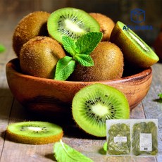 새콤달콤 무첨가 100% 냉동키위 1kg 슬라이스 / 하프컷, 1개, 냉동키위(슬라이스) 1kg
