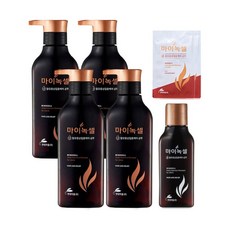 마이녹셀 현대약품 마이녹셀 탈모 샴푸 400ml 4개+100ml+샘플2개, 마이녹셀 탈모샴푸
