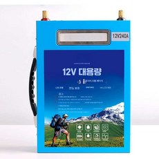 리튬 폴리머 배터리 12v 캠핑용 인산철 파워뱅크 텐트, 1개, 리튬 400A