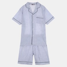 애니바디 괴정점 공용 시어서커 5부 파자마 세트(3COLOR)