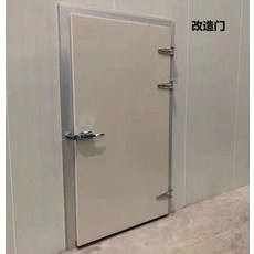 냉동창고 저온저장고 저온창고 어는점 냉장 보관 특수 도어 전기 슬라이딩 맞춤형 냉동고 스테인레스 스틸 컬러 반 묻힌 이중 개방, G.문틀 및 반매립문 개조
