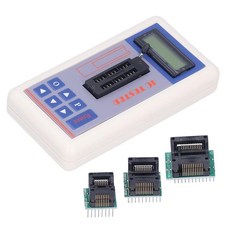 마이크로일렉트로닉스 엔지니어를 위한 5v 3.3v 자동 모드가 포함된 집적 회로 미터 Tsh-06f 테스터 IC 트랜지스터 단자 포함, With terminals_With terminals, 1개