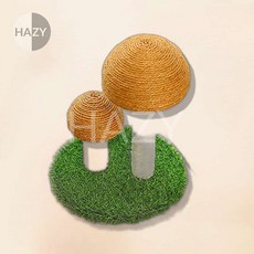 헤이지 쁘띠 버섯 고양이 스크래쳐 고양이수직스크래쳐, 1개