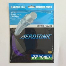 Yonex BG Aerosonic 배드민턴 문자열-자주색, 단일옵션