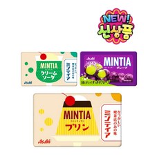 민티아 푸딩맛5팩+크림소다5팩+포도5팩 총 15팩