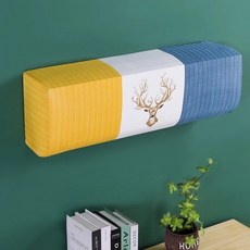 에어컨 커버 먼지 천 전체 패키지 홈 인테리어 벽 장착형, 09 05_02 75-100CM 2PCS, 2개
