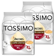 Tassimo 이콥스 인 Caffe 크레마 XL 레인 포레스트 얼라이언스 Verifie 롯토데 22 × 16 T 디스크, 선택, 상세설명참조