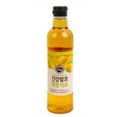 백설 자연발효레몬식초800ml(건강발효) 1개