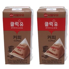 서울우유 클릭유 커피맛 200ml 80개 커피우유