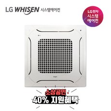 [소상공인 40% 지원] LG 싱글 천정형 4WAY 냉난방기 TW1102A9UR 설치비별도