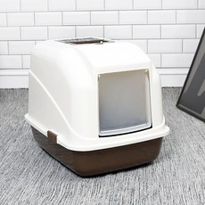 [리퍼] 한큐뚝딱 후드형 LB-04 고양이 화장실 모래삽포함, 1개