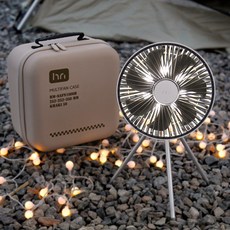 신흥클라스 LED 감성 캠핑선풍기 SAFN -1000, 카키선풍기