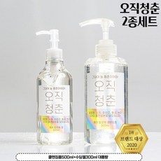 오직청춘 퓨어 2종세트 클렌징폼500ml+수딩젤300ml