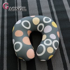 가온길카페트 쿨쿨숙면 목쿠션, 물방울 목쿠션
