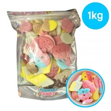 Bubs 스웨덴 스웨디시 캔디 젤리 믹스 1kg, 1세트