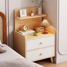Serendipity Bloom 협탁 북유럽풍 원목 서랍형 협탁 거실 쇼파 침실 H158-008, 1개, 우드