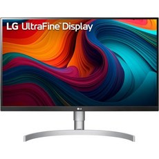 LG 울트라파인 UHD 27인치 4K 2160p 컴퓨터 모니터 27UN850W IPSVESA 디스플레이 포함HDR 400 AMD FreeSync 및 USBC 화이트 실버, 27 Inches_Power Delivery 60W