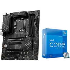 메인보드 마더보드 컴퓨터 PC 마이크로 센터 CPU 콤보 인텔 i5 12600KF 12세대 10코어 LGA 1700 데스크톱 프로세서 번들 PRO B760 P WiFi DDR4 - 12600kf