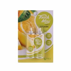 터치미니 화장실 방향제 리필2P 레몬향, 13ml, 7개
