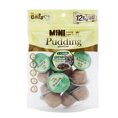더캣츠 미니푸딩 1박스 [300g(25gX12pcs)X6개], 연어와 전복, 300g, 1개