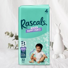 라스칼프렌즈 프리미엄 팬티형 기저귀 남여공용, 4단계, 32매