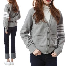 [톰브라운] 삼선탭 4선완장 V넥 가디건/MJT167A 00535 055