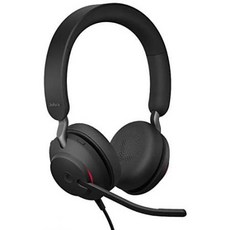 Jabra Evolve2 40 UC Wired Headphones USB-A Stereo Black Telework Headset for Calls and Music E, One Color_Unified Communicati, One Color, 상세 설명 참조0