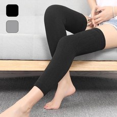 기모 융털 방한용품 발토시 보온무릎 레그워머 2컬러, 그레이