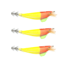 삼봉에기 갑오징어 문어 쭈꾸미 한치 전용 프리미엄 퀄리티 포커페이스, 3번 노랑 고추장 3개, 3개