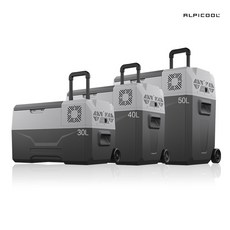 2022년 ALPICOOL 알피쿨 차박 캠핑 차량용 가정용 이동식 냉장고 CX30 / CX40 / CX50, CX50(돼지코 증정)