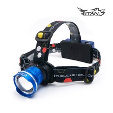 타이탄코리아 HL-130C 충전식 줌 헤드랜턴, 1개, HL-130C_블루색상