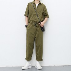 여름반팔점프수트작업복