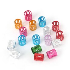 파티 공연 행사 드레드 헤어 포인트 클립 50pcs 핑크