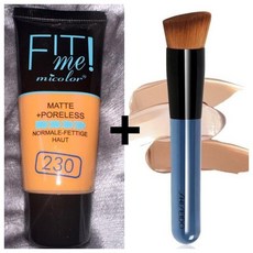 Fit me 베이스 메이크업 파운데이션 흑인 여성용 풀 커버리지 유성 드라이 페이스 컨실러 24ml, 7세트