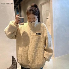 여성 양털 후리스 자켓 뽀글이 잠바