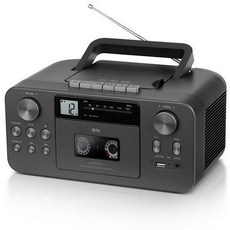브리츠 휴대용 블루투스 스피커 카세트 CD 플레이어 FM 라디오, BZ-LX50BT