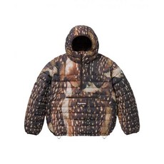 Supreme 슈프림 마이크로 다운 하프 집 후드 풀오버 디어 23FW