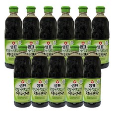 샘표 염도낮은 양조간장 / 저염, 860ml, 11개