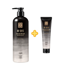 리엔 물들임 새치커버 샴푸 흑갈색 450ml + 트리트먼트 150ml, 1.흑갈색 샴푸 + 트리트먼트, 1.흑갈색 샴푸 + 트리트먼트