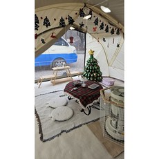CAMPING DECO 카즈미 알비온 카페트 (전실용) 지퍼연결 가방포함, 심플베이지, 알비온 전실 카페트(지퍼연결+가방+발매트)
