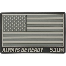 5.11 전술적 USA 패치 Apparel Compatible Laser-Cut 크기 이지 온/오프 부착 더블 탭 1 SZ 스타일