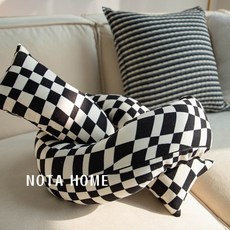 체커보드쿠션커버