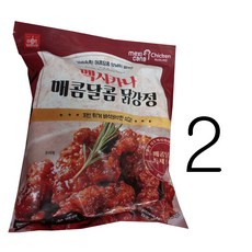 멕시카나 매콤달콤 닭강정 아이스포장무료, 2개, 800g